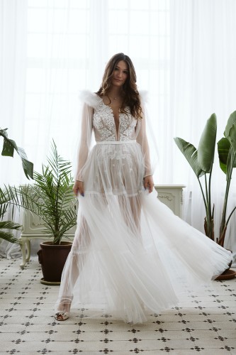 Spódnica ślubna tiulowa