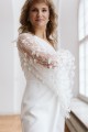 Suknia ślubna z rękawem 3d