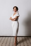 Sukienka ołówkowa ślubna
