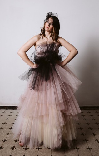 balowa suknia tiulowa