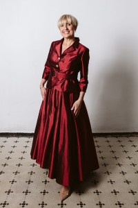 Marynarka z szantungu jedwabnego 