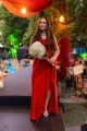 Czerwona spódnica maxi
