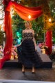 Czarne eleganckie body koronkowe