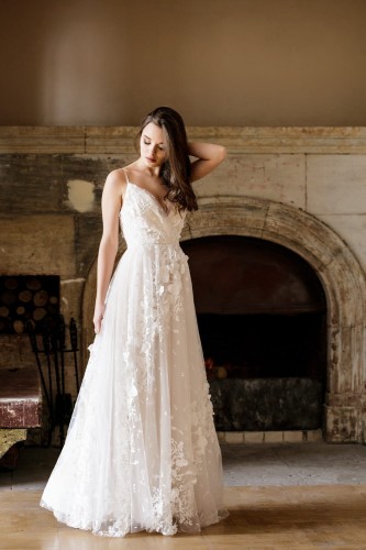 Romantyczna suknia ślubna