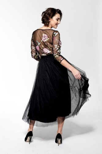 spódnica z miękkiego tiulu S139