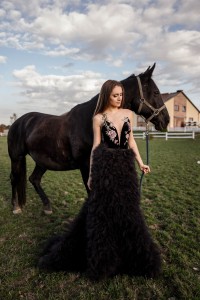 Spódnica wieczorowa maxi