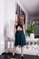 Infinity dress malachite