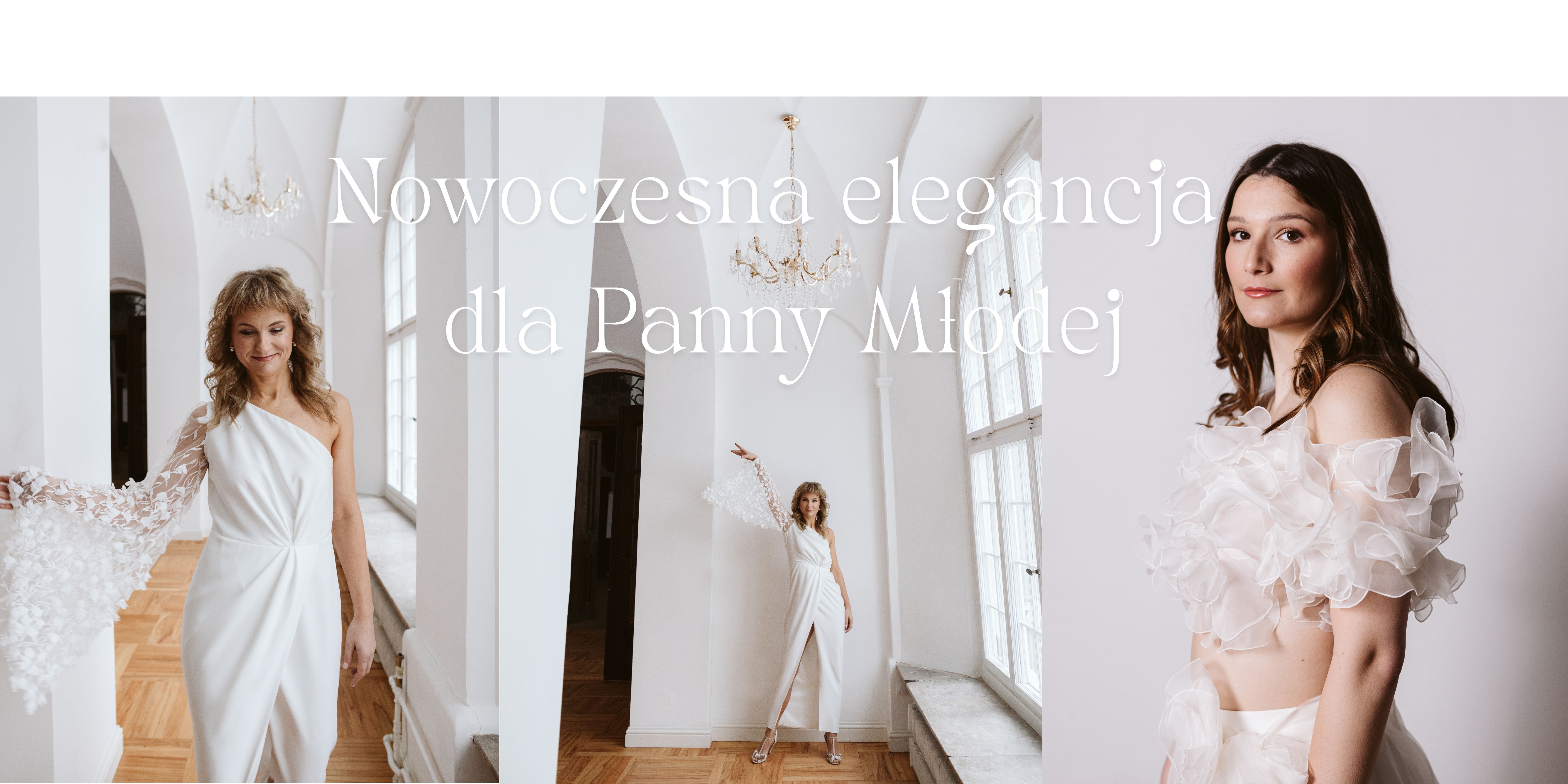 Nowoczesna elegancja dla panny młodej